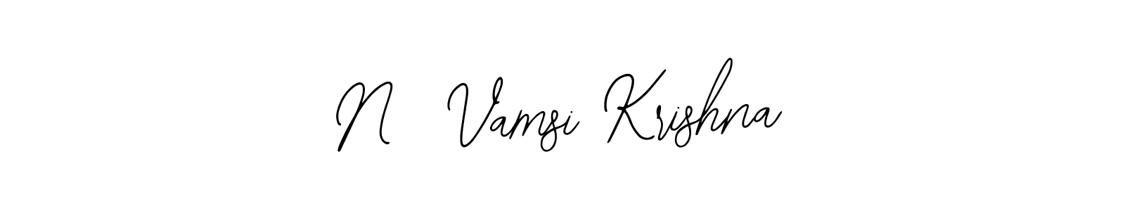 This is the best signature style for the N  Vamsi Krishna name. Also you like these signature font (Bearetta-2O07w). Mix name signature. N  Vamsi Krishna signature style 12 images and pictures png