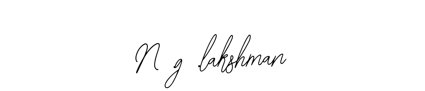 How to Draw N .g .lakshman signature style? Bearetta-2O07w is a latest design signature styles for name N .g .lakshman. N .g .lakshman signature style 12 images and pictures png