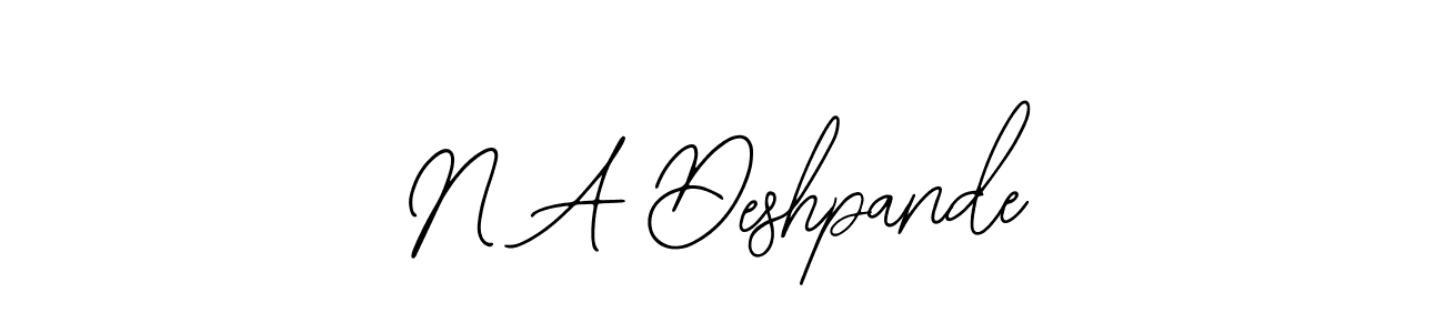 Make a short N A Deshpande signature style. Manage your documents anywhere anytime using Bearetta-2O07w. Create and add eSignatures, submit forms, share and send files easily. N A Deshpande signature style 12 images and pictures png