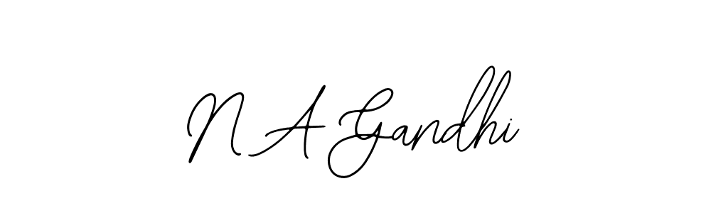 Also we have N A Gandhi name is the best signature style. Create professional handwritten signature collection using Bearetta-2O07w autograph style. N A Gandhi signature style 12 images and pictures png