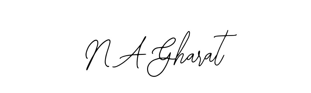 Make a beautiful signature design for name N A Gharat. Use this online signature maker to create a handwritten signature for free. N A Gharat signature style 12 images and pictures png