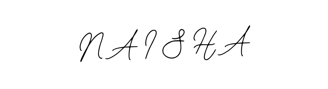 Also You can easily find your signature by using the search form. We will create N A I S H A name handwritten signature images for you free of cost using Bearetta-2O07w sign style. N A I S H A signature style 12 images and pictures png