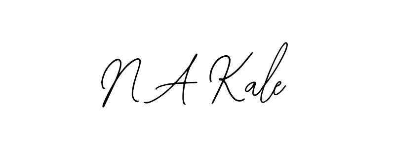 The best way (Bearetta-2O07w) to make a short signature is to pick only two or three words in your name. The name N A Kale include a total of six letters. For converting this name. N A Kale signature style 12 images and pictures png