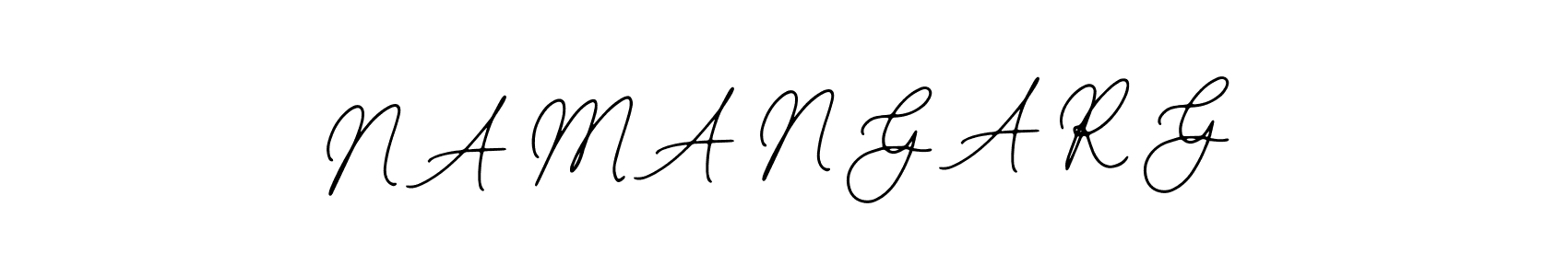 Similarly Bearetta-2O07w is the best handwritten signature design. Signature creator online .You can use it as an online autograph creator for name N A M A N G A R G. N A M A N G A R G signature style 12 images and pictures png