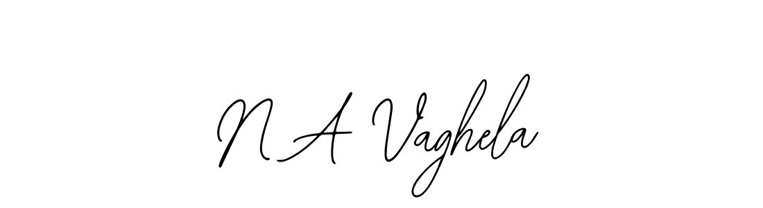 It looks lik you need a new signature style for name N A Vaghela. Design unique handwritten (Bearetta-2O07w) signature with our free signature maker in just a few clicks. N A Vaghela signature style 12 images and pictures png