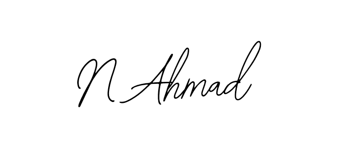 How to Draw N Ahmad signature style? Bearetta-2O07w is a latest design signature styles for name N Ahmad. N Ahmad signature style 12 images and pictures png