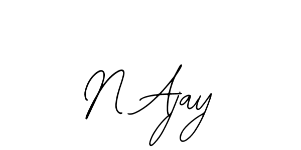Make a beautiful signature design for name N Ajay. Use this online signature maker to create a handwritten signature for free. N Ajay signature style 12 images and pictures png