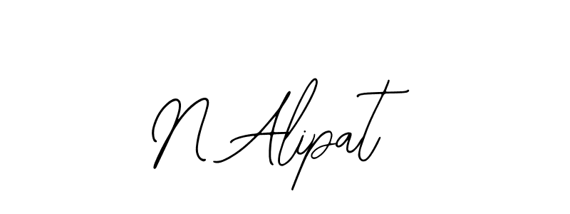 Also we have N Alipat name is the best signature style. Create professional handwritten signature collection using Bearetta-2O07w autograph style. N Alipat signature style 12 images and pictures png