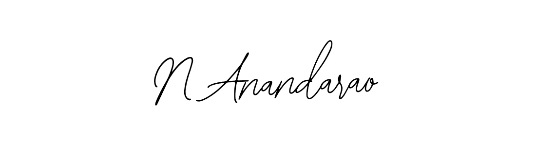 How to make N Anandarao signature? Bearetta-2O07w is a professional autograph style. Create handwritten signature for N Anandarao name. N Anandarao signature style 12 images and pictures png