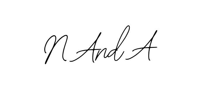 Also You can easily find your signature by using the search form. We will create N And A name handwritten signature images for you free of cost using Bearetta-2O07w sign style. N And A signature style 12 images and pictures png