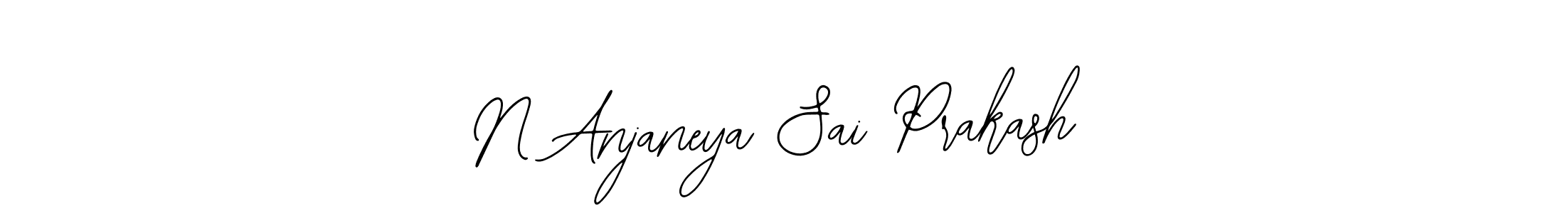 Design your own signature with our free online signature maker. With this signature software, you can create a handwritten (Bearetta-2O07w) signature for name N Anjaneya Sai Prakash. N Anjaneya Sai Prakash signature style 12 images and pictures png