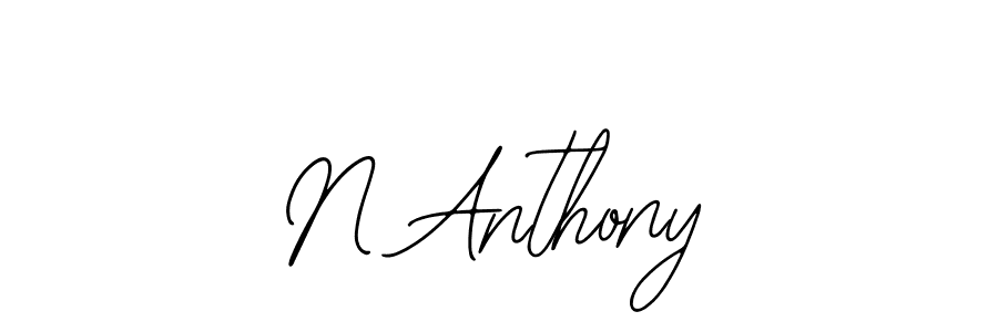 The best way (Bearetta-2O07w) to make a short signature is to pick only two or three words in your name. The name N Anthony include a total of six letters. For converting this name. N Anthony signature style 12 images and pictures png