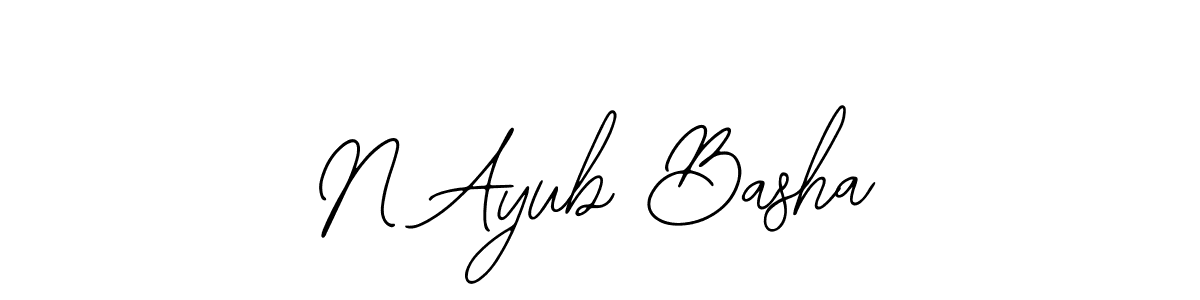Similarly Bearetta-2O07w is the best handwritten signature design. Signature creator online .You can use it as an online autograph creator for name N Ayub Basha. N Ayub Basha signature style 12 images and pictures png