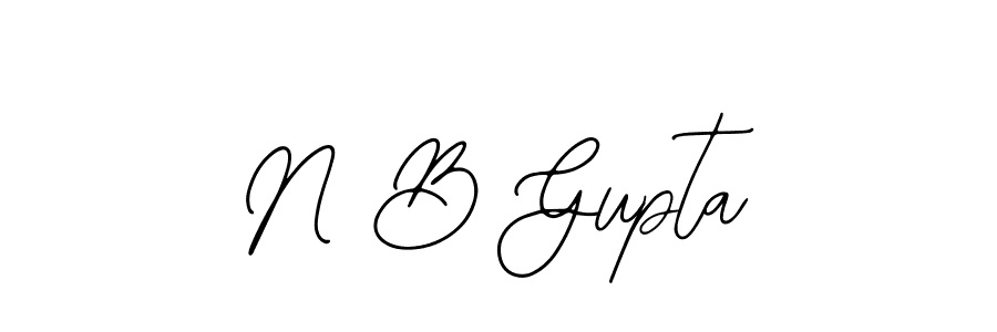 Here are the top 10 professional signature styles for the name N B Gupta. These are the best autograph styles you can use for your name. N B Gupta signature style 12 images and pictures png