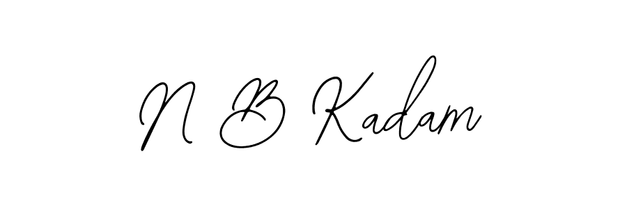 Also You can easily find your signature by using the search form. We will create N B Kadam name handwritten signature images for you free of cost using Bearetta-2O07w sign style. N B Kadam signature style 12 images and pictures png