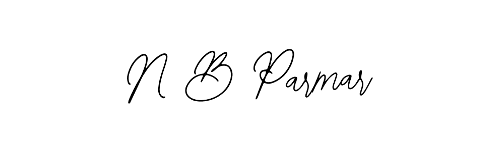 Design your own signature with our free online signature maker. With this signature software, you can create a handwritten (Bearetta-2O07w) signature for name N B Parmar. N B Parmar signature style 12 images and pictures png