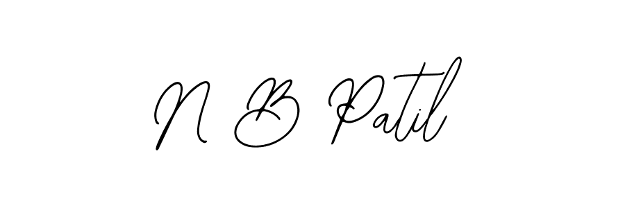 Also You can easily find your signature by using the search form. We will create N B Patil name handwritten signature images for you free of cost using Bearetta-2O07w sign style. N B Patil signature style 12 images and pictures png