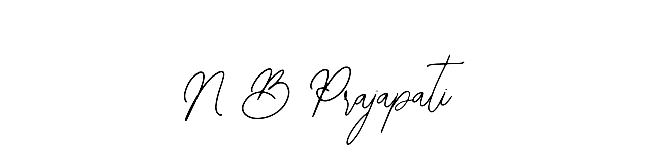 Here are the top 10 professional signature styles for the name N B Prajapati. These are the best autograph styles you can use for your name. N B Prajapati signature style 12 images and pictures png