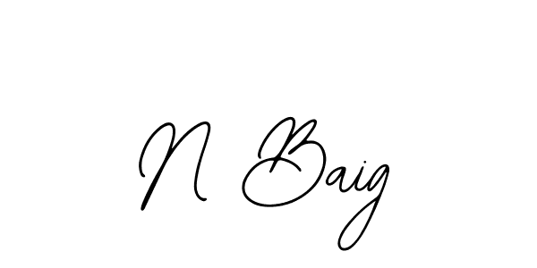 Check out images of Autograph of N Baig name. Actor N Baig Signature Style. Bearetta-2O07w is a professional sign style online. N Baig signature style 12 images and pictures png