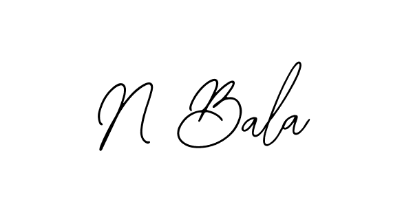 How to Draw N Bala signature style? Bearetta-2O07w is a latest design signature styles for name N Bala. N Bala signature style 12 images and pictures png