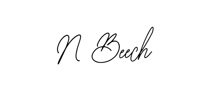 Make a beautiful signature design for name N Beech. Use this online signature maker to create a handwritten signature for free. N Beech signature style 12 images and pictures png