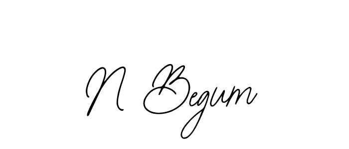 How to Draw N Begum signature style? Bearetta-2O07w is a latest design signature styles for name N Begum. N Begum signature style 12 images and pictures png