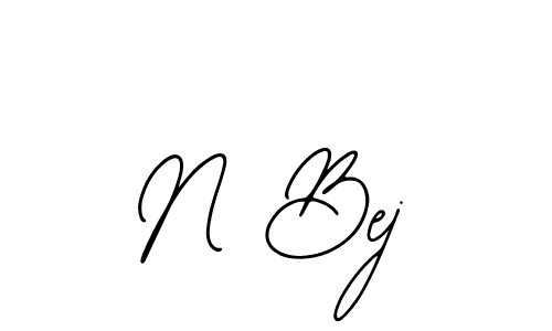 N Bej stylish signature style. Best Handwritten Sign (Bearetta-2O07w) for my name. Handwritten Signature Collection Ideas for my name N Bej. N Bej signature style 12 images and pictures png