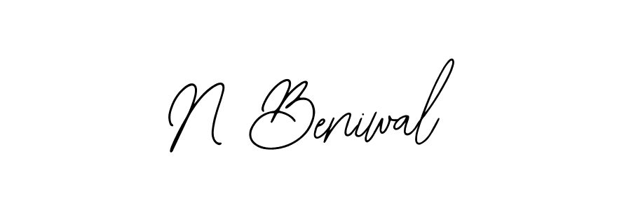 It looks lik you need a new signature style for name N Beniwal. Design unique handwritten (Bearetta-2O07w) signature with our free signature maker in just a few clicks. N Beniwal signature style 12 images and pictures png