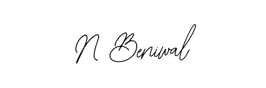 It looks lik you need a new signature style for name N Beniwal. Design unique handwritten (Bearetta-2O07w) signature with our free signature maker in just a few clicks. N Beniwal signature style 12 images and pictures png