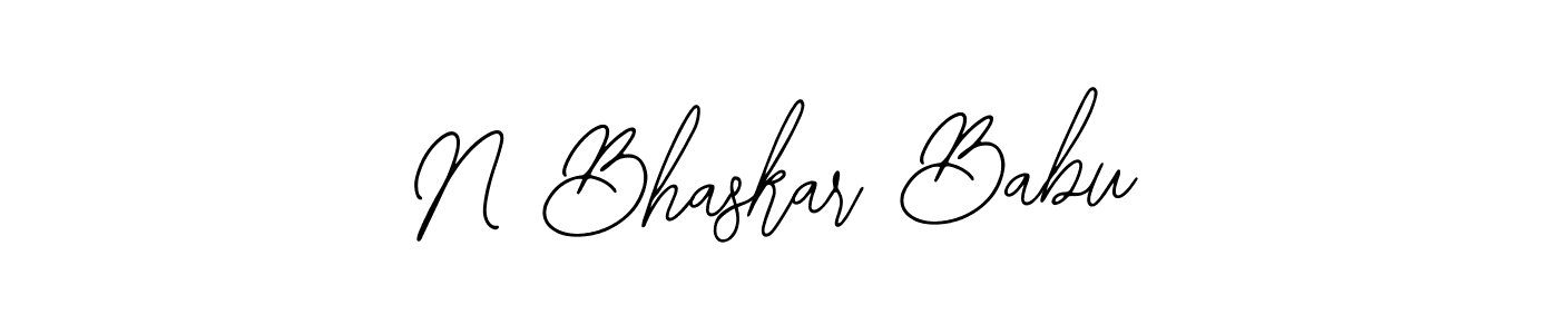 Similarly Bearetta-2O07w is the best handwritten signature design. Signature creator online .You can use it as an online autograph creator for name N Bhaskar Babu. N Bhaskar Babu signature style 12 images and pictures png