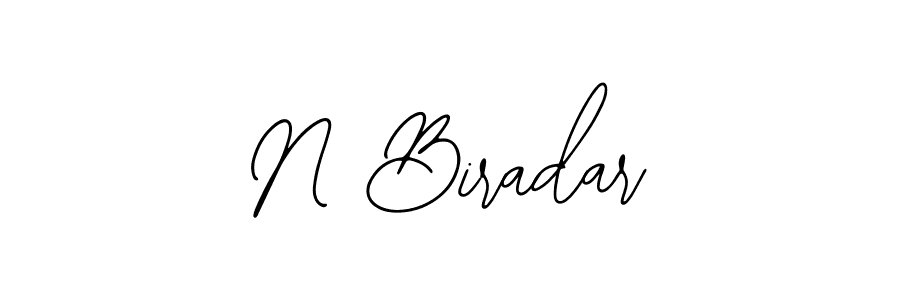 Make a beautiful signature design for name N Biradar. Use this online signature maker to create a handwritten signature for free. N Biradar signature style 12 images and pictures png