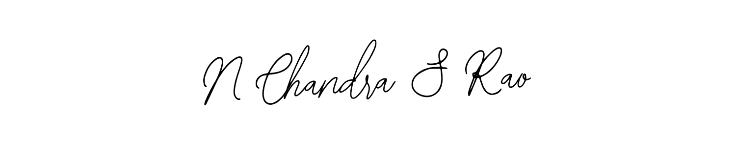 You should practise on your own different ways (Bearetta-2O07w) to write your name (N Chandra S Rao) in signature. don't let someone else do it for you. N Chandra S Rao signature style 12 images and pictures png