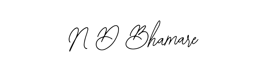 Make a beautiful signature design for name N D Bhamare. Use this online signature maker to create a handwritten signature for free. N D Bhamare signature style 12 images and pictures png