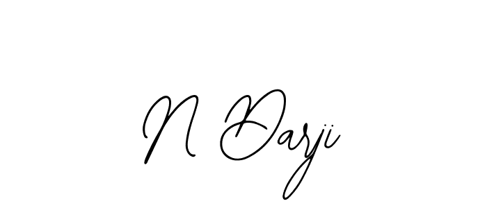 How to make N Darji signature? Bearetta-2O07w is a professional autograph style. Create handwritten signature for N Darji name. N Darji signature style 12 images and pictures png
