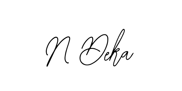 Best and Professional Signature Style for N Deka. Bearetta-2O07w Best Signature Style Collection. N Deka signature style 12 images and pictures png