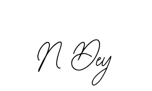 Also You can easily find your signature by using the search form. We will create N Dey name handwritten signature images for you free of cost using Bearetta-2O07w sign style. N Dey signature style 12 images and pictures png