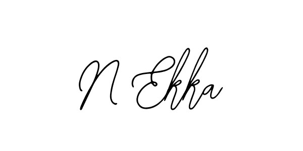 if you are searching for the best signature style for your name N Ekka. so please give up your signature search. here we have designed multiple signature styles  using Bearetta-2O07w. N Ekka signature style 12 images and pictures png