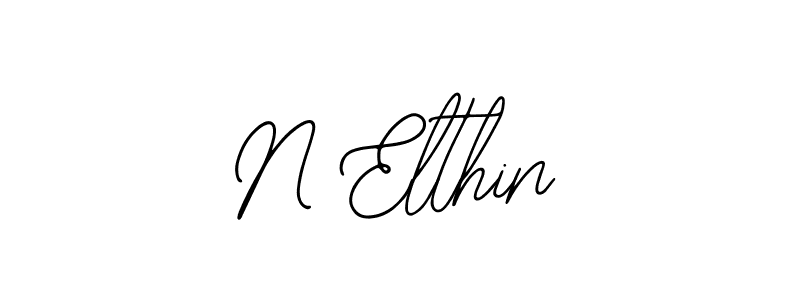 Make a beautiful signature design for name N Elthin. With this signature (Bearetta-2O07w) style, you can create a handwritten signature for free. N Elthin signature style 12 images and pictures png