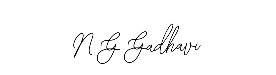 Design your own signature with our free online signature maker. With this signature software, you can create a handwritten (Bearetta-2O07w) signature for name N G Gadhavi. N G Gadhavi signature style 12 images and pictures png