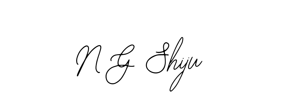 Also You can easily find your signature by using the search form. We will create N G Shiju name handwritten signature images for you free of cost using Bearetta-2O07w sign style. N G Shiju signature style 12 images and pictures png