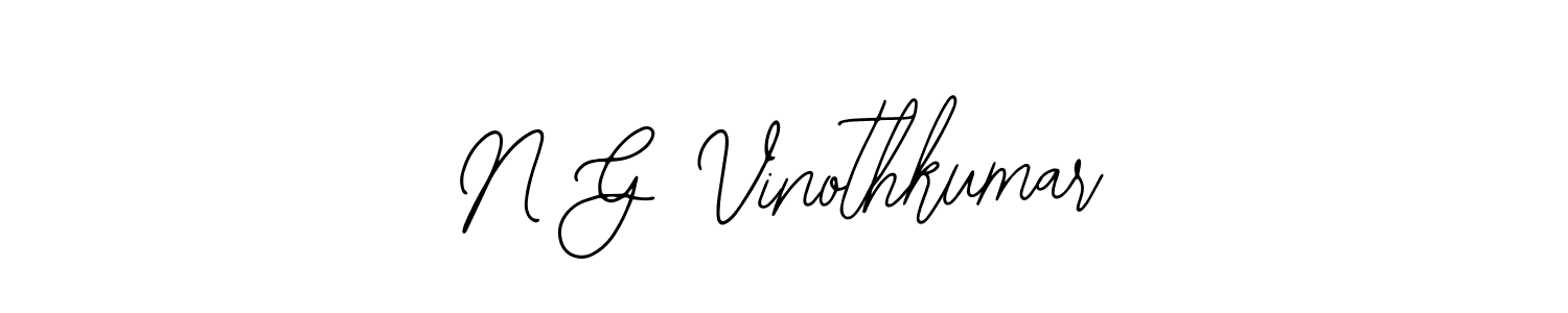 It looks lik you need a new signature style for name N G Vinothkumar. Design unique handwritten (Bearetta-2O07w) signature with our free signature maker in just a few clicks. N G Vinothkumar signature style 12 images and pictures png