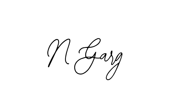 How to make N Garg name signature. Use Bearetta-2O07w style for creating short signs online. This is the latest handwritten sign. N Garg signature style 12 images and pictures png