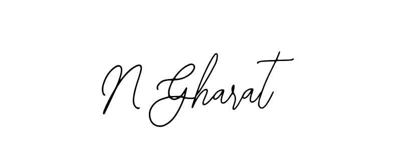 Similarly Bearetta-2O07w is the best handwritten signature design. Signature creator online .You can use it as an online autograph creator for name N Gharat. N Gharat signature style 12 images and pictures png