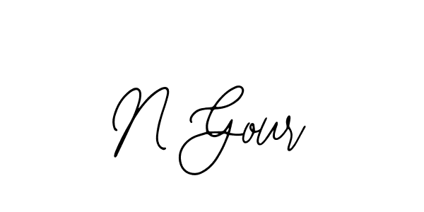 Make a beautiful signature design for name N Gour. With this signature (Bearetta-2O07w) style, you can create a handwritten signature for free. N Gour signature style 12 images and pictures png