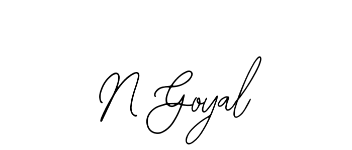 Make a beautiful signature design for name N Goyal. Use this online signature maker to create a handwritten signature for free. N Goyal signature style 12 images and pictures png