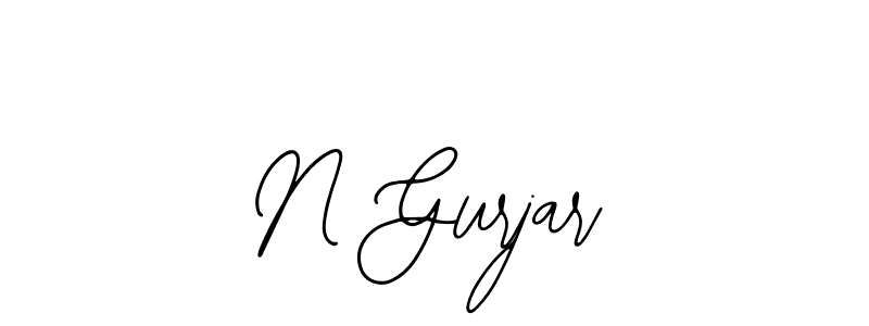 How to make N Gurjar signature? Bearetta-2O07w is a professional autograph style. Create handwritten signature for N Gurjar name. N Gurjar signature style 12 images and pictures png