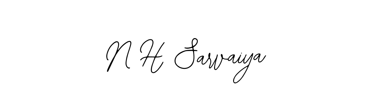 Make a beautiful signature design for name N H Sarvaiya. Use this online signature maker to create a handwritten signature for free. N H Sarvaiya signature style 12 images and pictures png