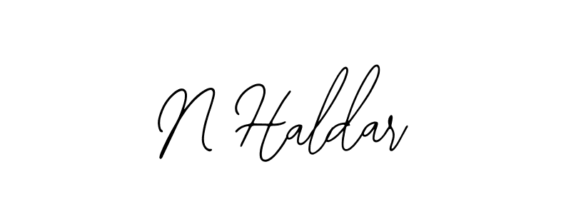 Also You can easily find your signature by using the search form. We will create N Haldar name handwritten signature images for you free of cost using Bearetta-2O07w sign style. N Haldar signature style 12 images and pictures png