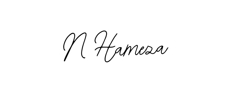 You should practise on your own different ways (Bearetta-2O07w) to write your name (N Hameza) in signature. don't let someone else do it for you. N Hameza signature style 12 images and pictures png