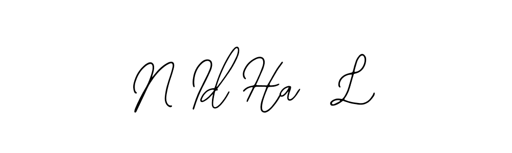 N Id Ha  L stylish signature style. Best Handwritten Sign (Bearetta-2O07w) for my name. Handwritten Signature Collection Ideas for my name N Id Ha  L. N Id Ha  L signature style 12 images and pictures png